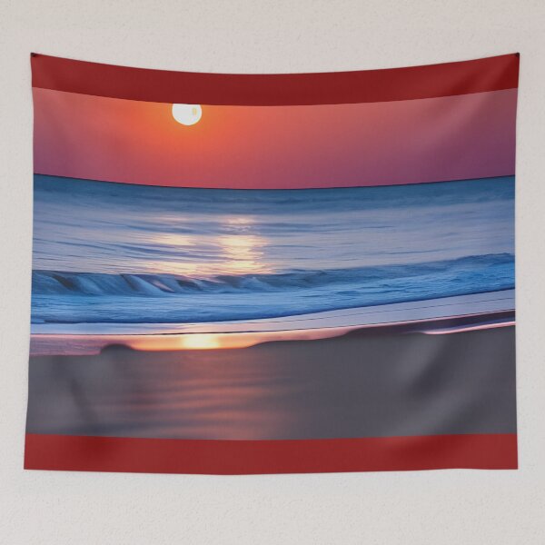 Item preview, Sunset, sea and beach designed and sold by REALDesign-Shop.