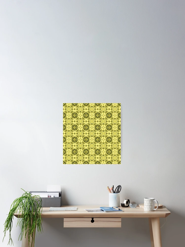 Thumbnail 2 of 3, Poster, Gold pattern art designed and sold by Work of art Shop.