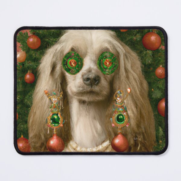 Item preview, Love, Crazy, Puppy, Dog, Funny Royal Christmas, Pet Portrait, Royal Doggie Paintings, Renaissance Pet King Portrait, Classic Pet Portrait, Print, Animal Wall Art designed and sold by RadRococo.