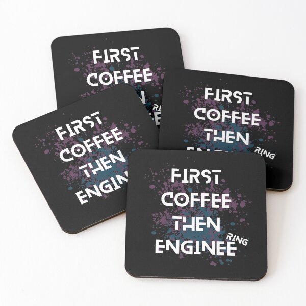 Item preview, First coffee then engineering designed and sold by colorexz.