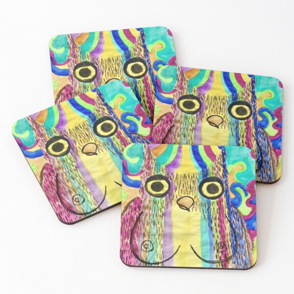 Item preview, psychadelic owl designed and sold by Sam Schneble.