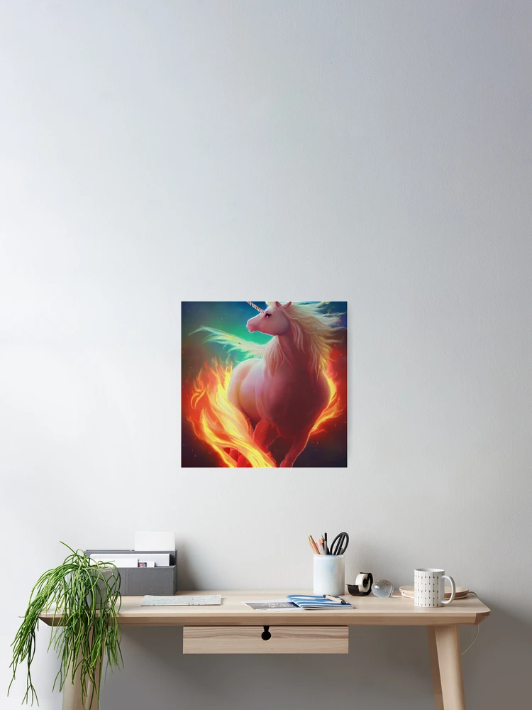 Aperçu 2 sur 3. Poster avec l'œuvre Majestic Ivory créée et vendue par Sub-Ruminations.