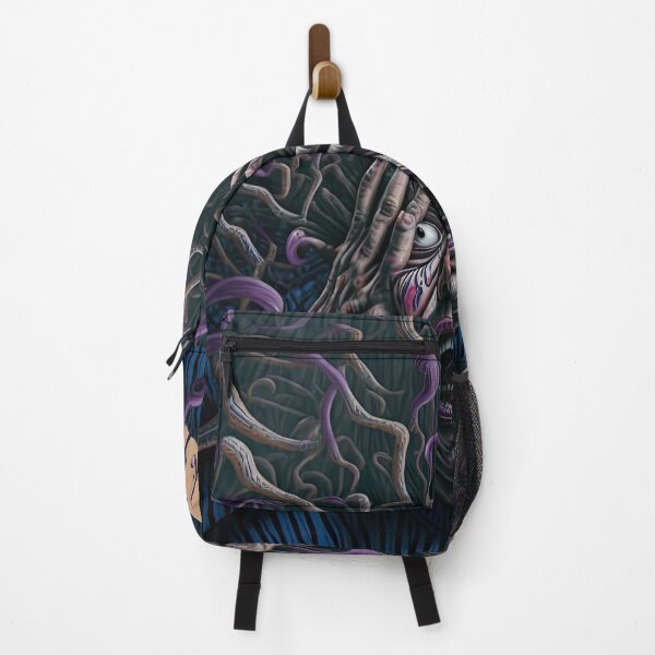 Item preview, Weird bizarre art with crazy human anxiety theme designed and sold by mrlongfield.