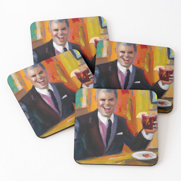 Item preview, Happy Man And His Negroni - Ai Art designed and sold by Mitch-Angelo.