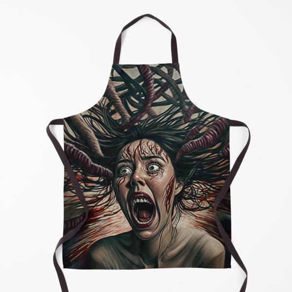 Item preview, Weird bizarre art with crazy human anxiety theme designed and sold by mrlongfield.