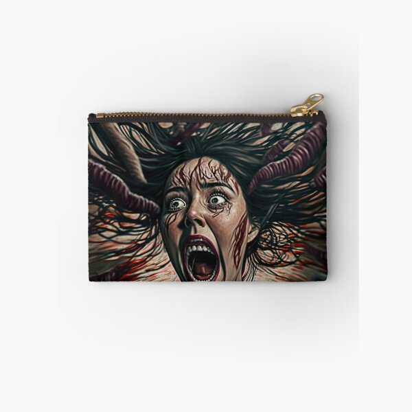 Item preview, Weird bizarre art with crazy human anxiety theme designed and sold by mrlongfield.