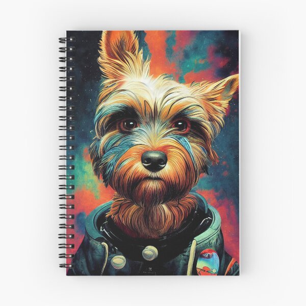Item preview, Astronaut Yorkie Puppy Nr. 9 designed and sold by thesupremewiz.