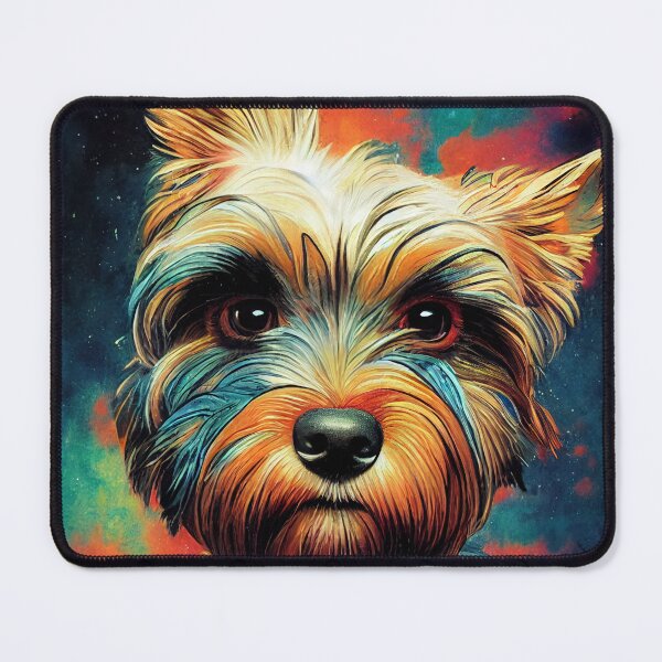 Item preview, Astronaut Yorkie Puppy Nr. 9 designed and sold by thesupremewiz.