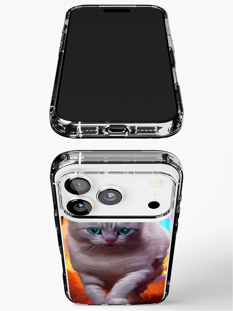 Imagen 3 de 5, Funda de iPhone con la obra Rainbow Kitty Does Not Play, diseñada y vendida por Sub-Ruminations.
