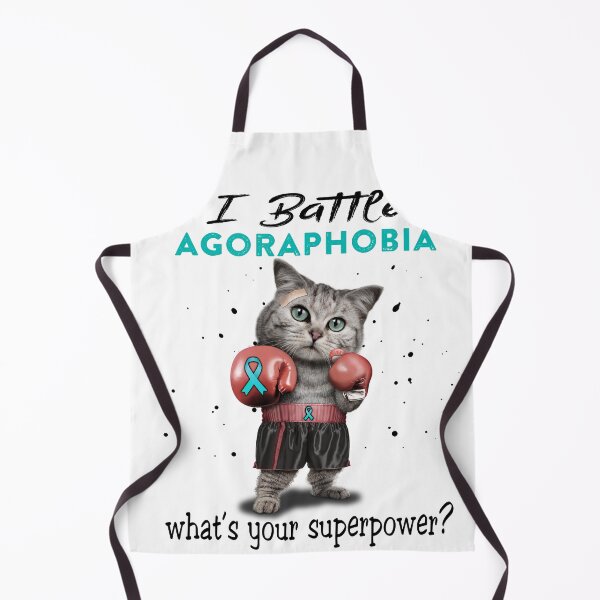 Item preview, Agoraphobia Warrior - I Battle Agoraphobia What Is Your Superpower? designed and sold by Jennpak.