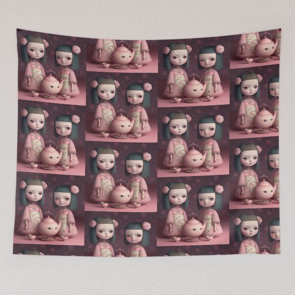 Item preview, Tea Ceremony Girls designed and sold by AliceMonberCom.