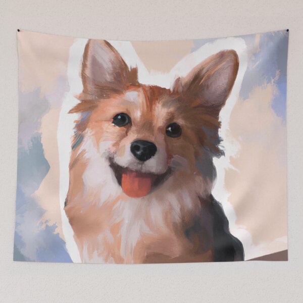 Item preview, Cute Puppy Portrait designed and sold by Bakesales.