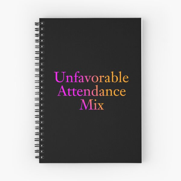 Item preview, Unfavorable Attendance Mix  designed and sold by NAB04.