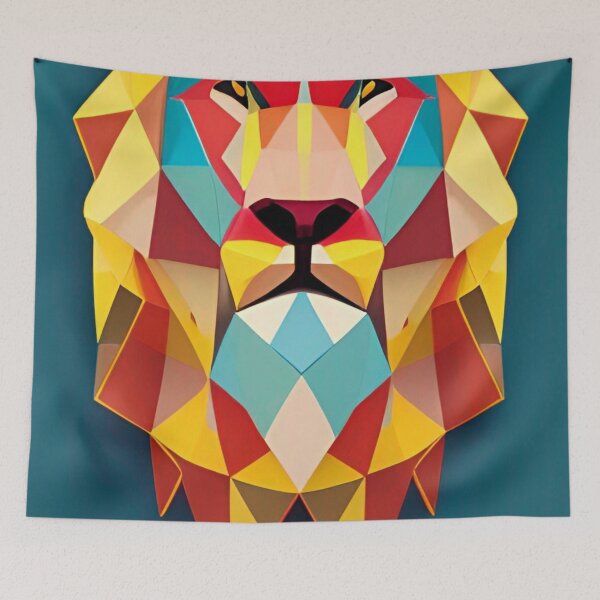 Item preview, Lion | Artificial Inteligence Generated Art designed and sold by AllAboutAI.