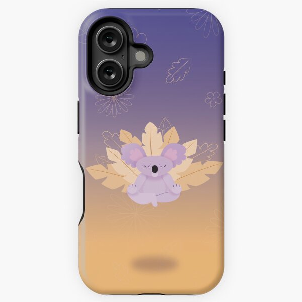 Koala méditatif Coque antichoc iPhone