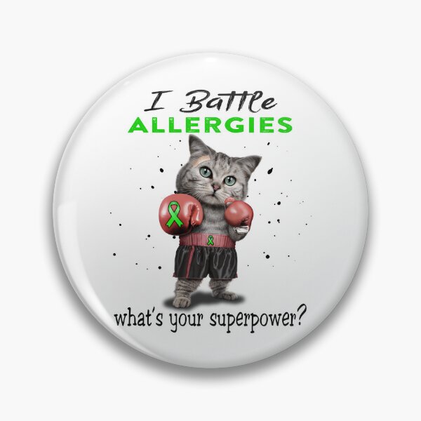 Item preview, Allergies Warrior - I Battle Allergies What Is Your Superpower? designed and sold by Jennpak.