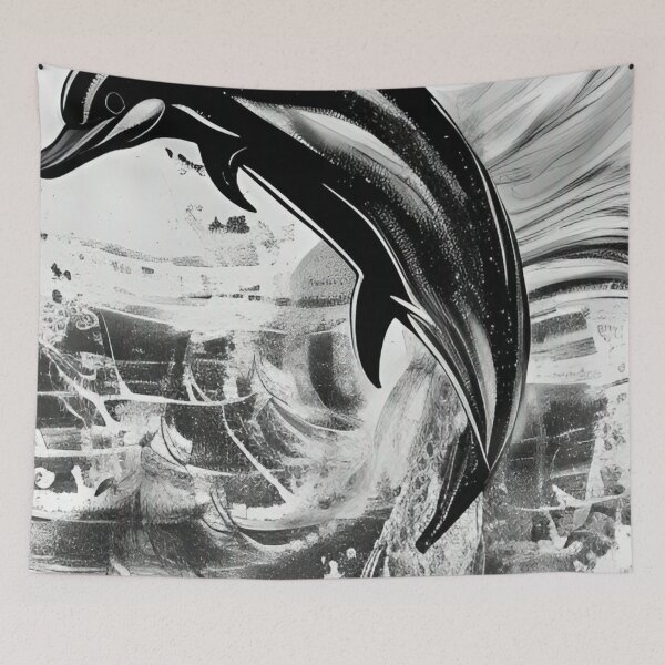 Item preview, Dolphin | Artificial Inteligence Generated Art designed and sold by AllAboutAI.