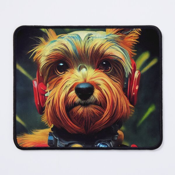 Item preview, Astronaut Yorkie Puppy Nr. 11 designed and sold by thesupremewiz.
