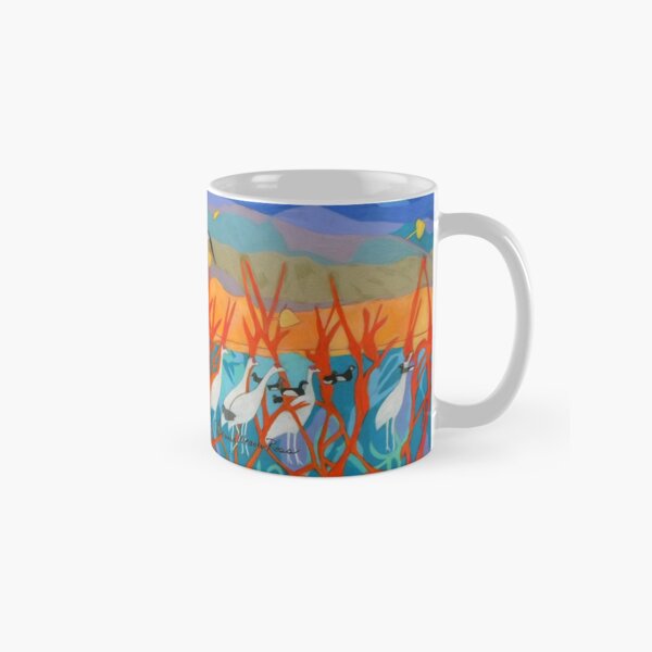 Nine Leaves in the Wind Classic Mug