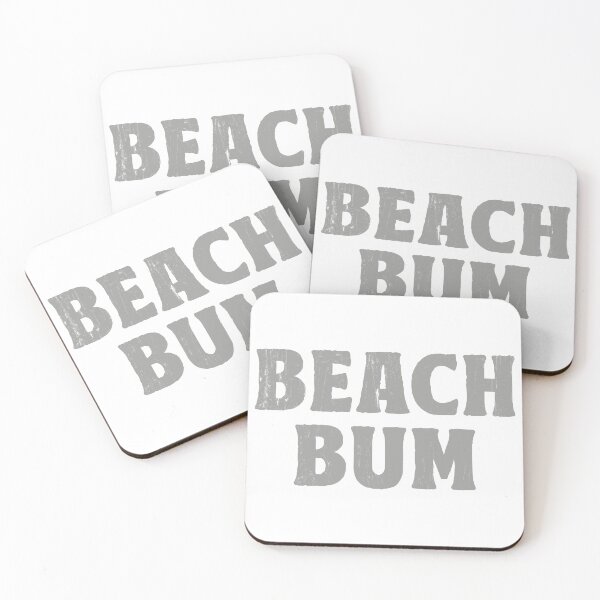 Item preview, Retro Beach Sticker Beach Bum designed and sold by TonySpencer.