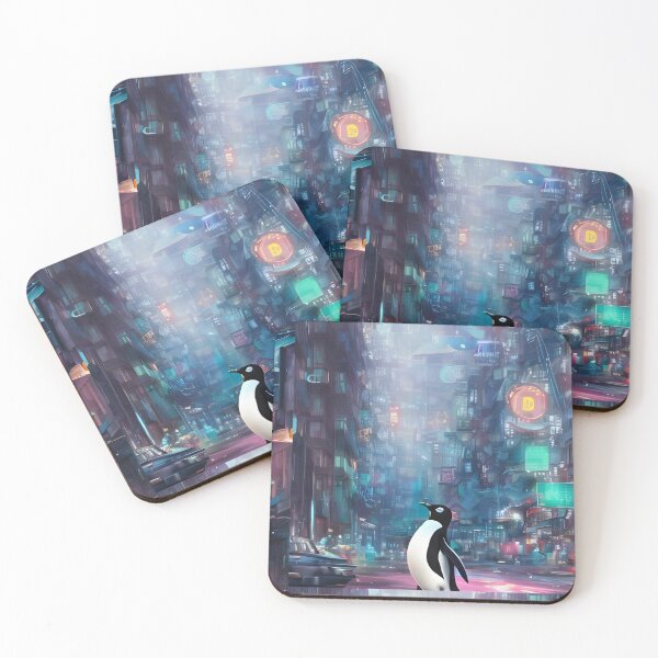 Item preview, Proud penguin big city designed and sold by MoonsideGallery.
