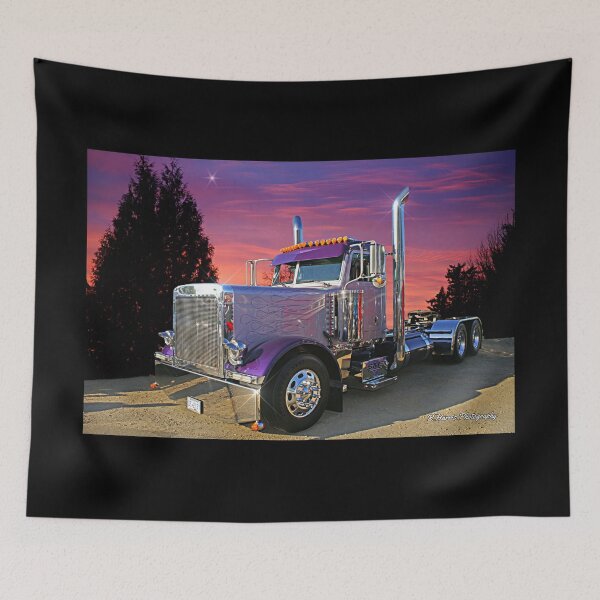 Item preview, Peterbilt in the Evening Sunset designed and sold by rharrisphotos.