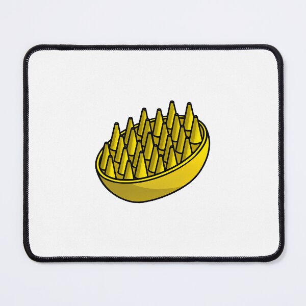 Item preview, Rubber Curry Brush designed and sold by honeybeepaper.