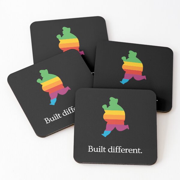 Item preview, Built Different - Body improvement gym motivation - Ad Parody - Cardio (colorful) designed and sold by MillennialMemer.
