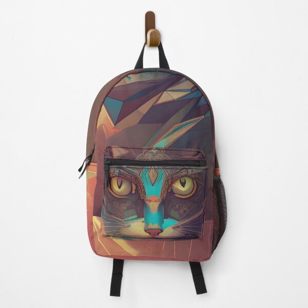 Item preview, Geometric Cat - Modern Digital Art designed and sold by Ai-michiart.