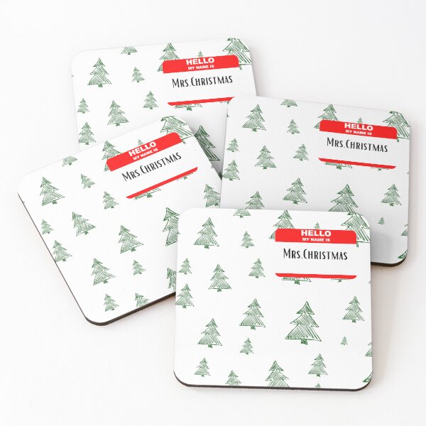 Item preview, Hello My name is Mrs. Christmas designed and sold by WoodenT.