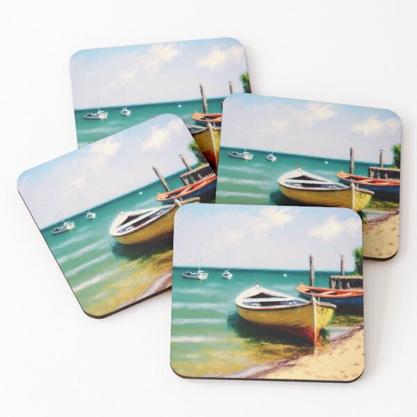 Item preview, Boats on Lake Michigan #2 designed and sold by devwalk92.