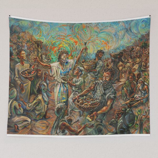 Item preview, Jesus Feeding the Multitude of 5000 designed and sold by elfeather.