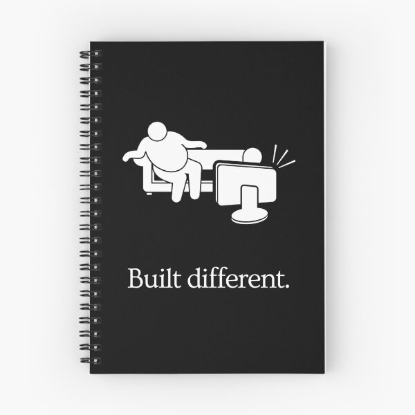 Item preview, Built Different - Body improvement gym motivation - Ad Parody - TV time designed and sold by MillennialMemer.