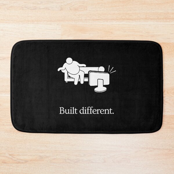 Item preview, Built Different - Body improvement gym motivation - Ad Parody - TV time designed and sold by MillennialMemer.