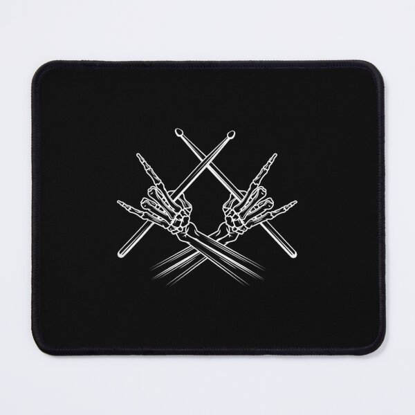 Item preview, Drummer Drum Sticks Rock & Roll Skeleton Hand Horns  designed and sold by dolsy-store.