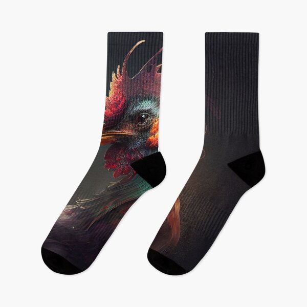 Item preview, Cool and Colourful Chicken from the Animals with Attitude Collection - Contemporary Digital Art designed and sold by marcogolfo.