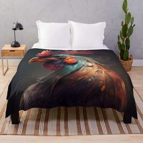 Item preview, Cool and Colourful Chicken from the Animals with Attitude Collection - Contemporary Digital Art designed and sold by marcogolfo.