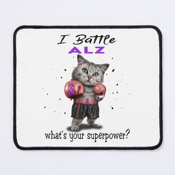 Item preview, ALZ Warrior - I Battle ALZ What Is Your Superpower? designed and sold by Jennpak.