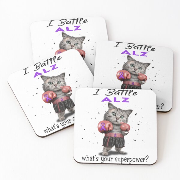 Item preview, ALZ Warrior - I Battle ALZ What Is Your Superpower? designed and sold by Jennpak.
