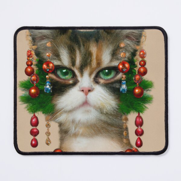 Item preview, Unique, Crazy, Kitty, Funny Royal Christmas, Pet Portrait, Royal Cat Paintings, Renaissance Pet King Portrait, Classic Pet Portrait, Print, Animal Wall Art designed and sold by RadRococo.