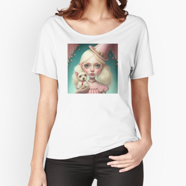 Dog Lover Girl Relaxed Fit T-Shirt
