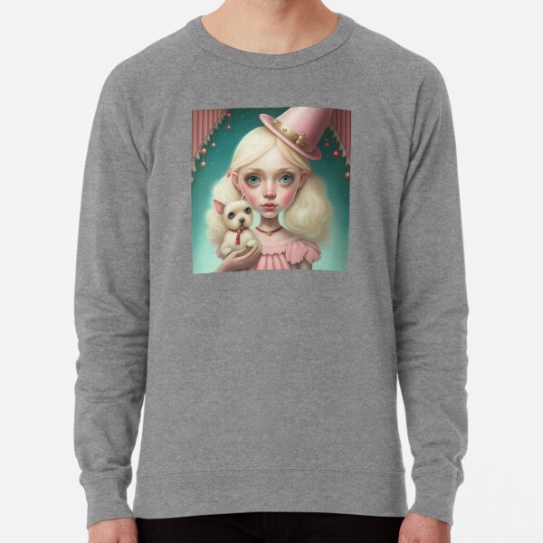 Dog Lover Girl Lightweight Sweatshirt