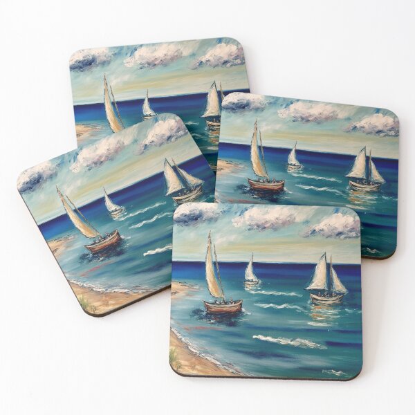 Item preview, Boats on Lake Michigan #4 designed and sold by devwalk92.