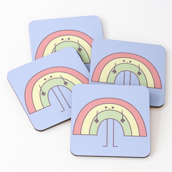 Item preview, Cute Illustration Pastel Rainbow Doodle designed and sold by midoridreams7.