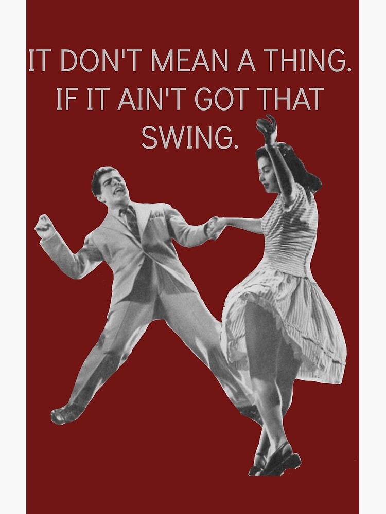 Disover Swing Thing! Premium Matte Vertical Poster