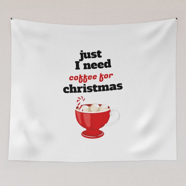 Item preview, Just I Need Coffee For Christmas designed and sold by alaasobhi.