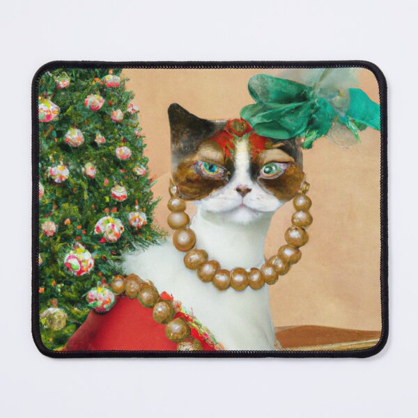 Item preview, Rad,Crazy, Kitty, Funny Royal Christmas, Pet Portrait, Royal Cat Paintings, Renaissance Pet King Portrait, Classic Pet Portrait, Print, Animal Wall Art designed and sold by RadRococo.