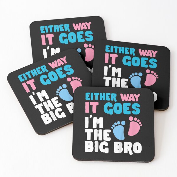 Item preview, Kids Either Way It Goes I'm The Big Bro Gender Reveal Party Baby  designed and sold by dolsy-store.