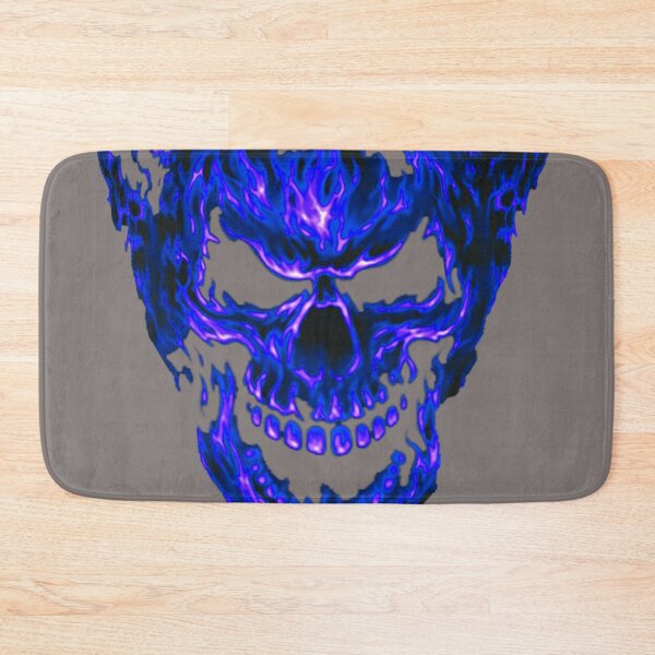 Item preview, Spooky Blue Fire Flame "Skull" awesome design designed and sold by AssamFT.