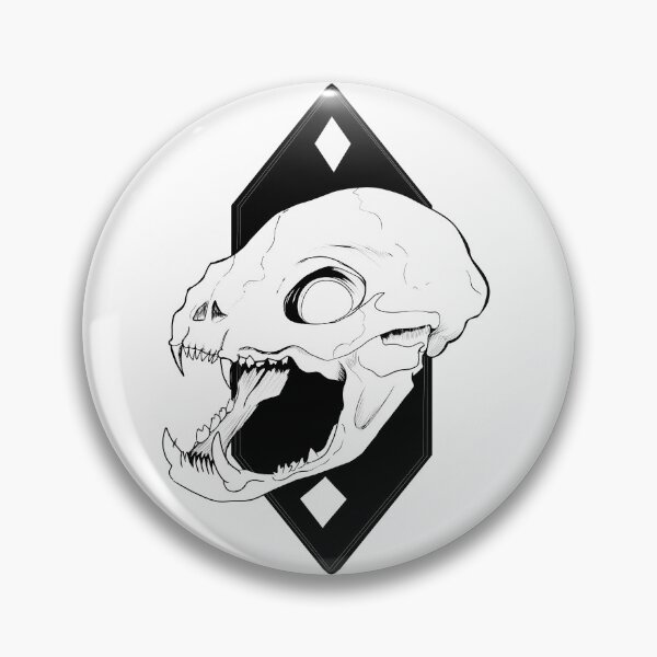 Item preview, cat skull designed and sold by Rhyscraig.